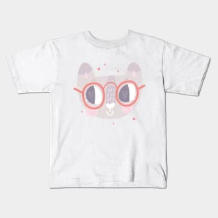 CUTE KITTY FACE DESIGN 3 Kids T-Shirt